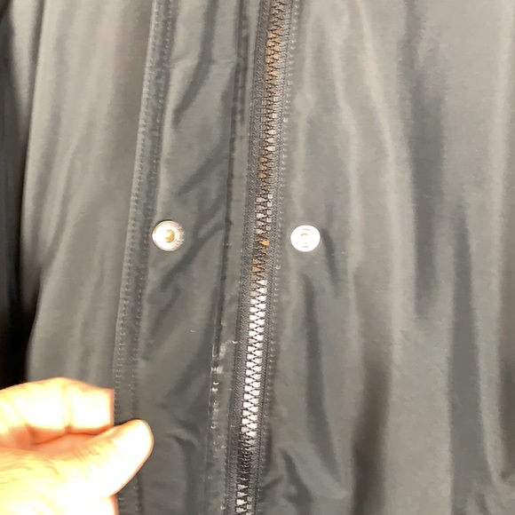 L.L.Bean ladies black Thinsulate hooded long sleeved winter jacket size Lg/XLg - Picture 5 of 12